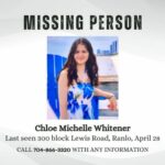 Missing: Chloe Michelle Whitener, 17, Disappears Under Mysterious Circumstances in Gastonia, North Carolina