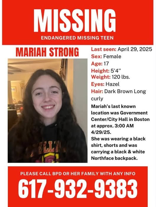 Mariah Strong Missing Person: Boston, MA – Amber Alert Issued For 17-Year-Old Female